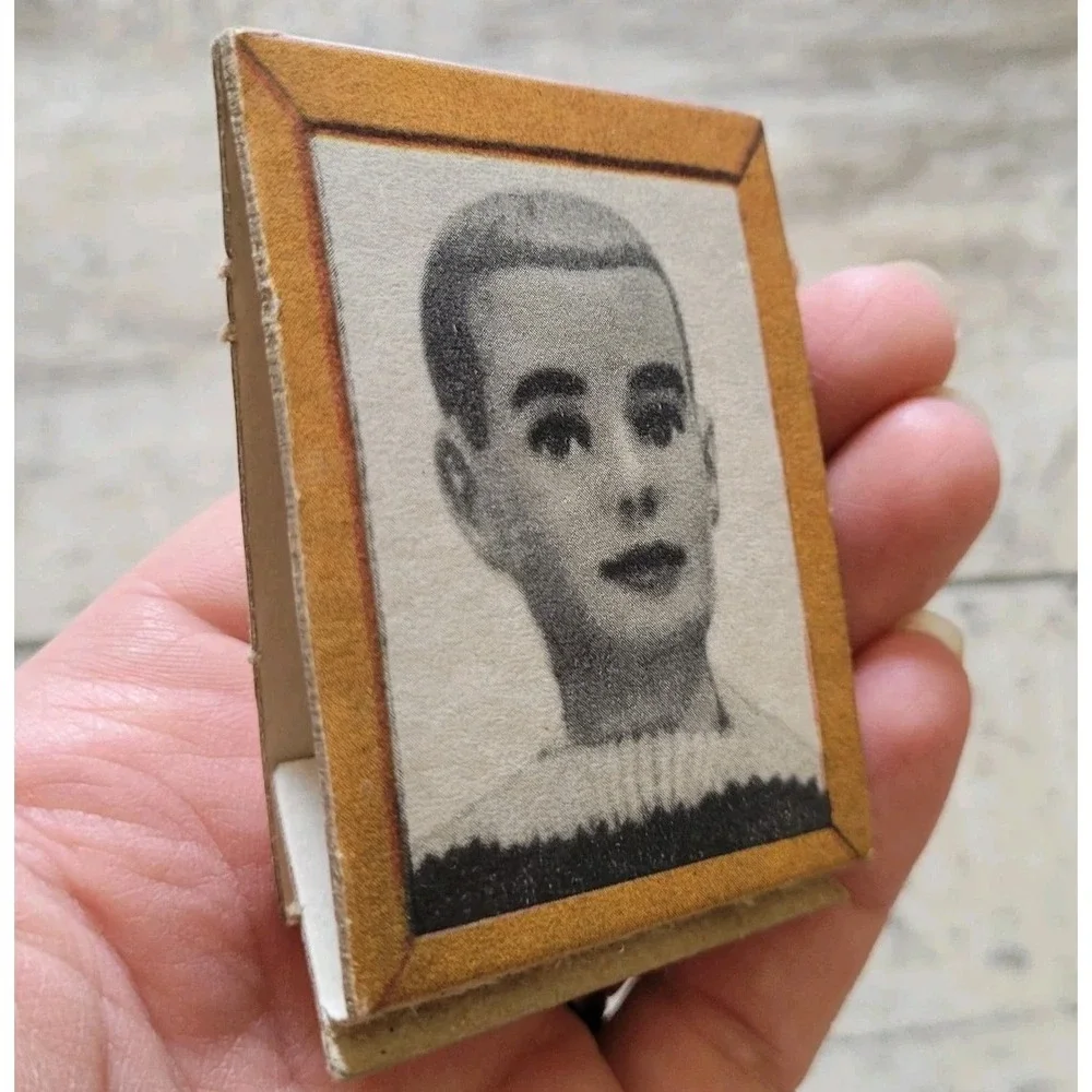 Rare Vintage Ken Doll Miniature Framed Portrait – 1960s Barbie &‎ Ken Accessory